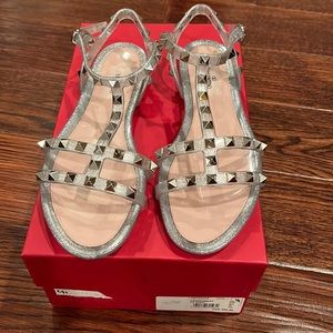 Valentino Rockstud jelly sandals size 38